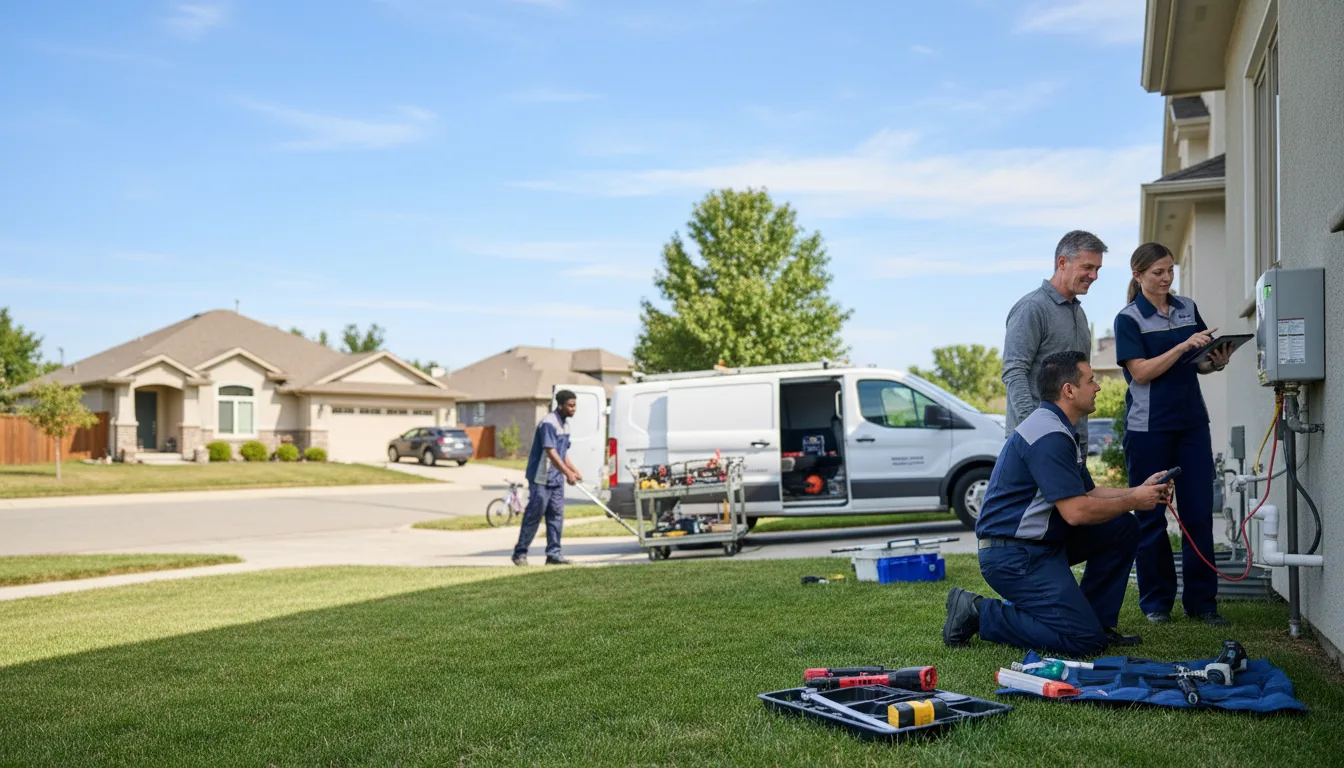 Tankless water heater service in Centerville, PA